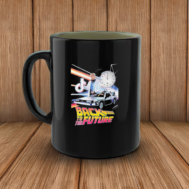 Trump Save Tiktok Back To The Future 2025 Mug