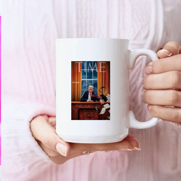 Trump Sweeping President Biden’s Belongings Off The Desk Mug