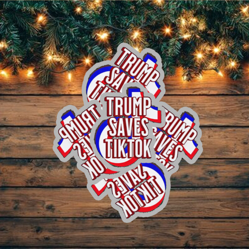 Trump Tiktok Take America Back 2025 Sticker ,Car Magnet