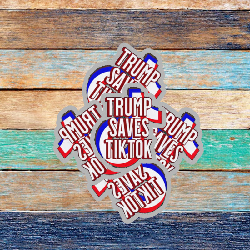 Trump Tiktok Take America Back 2025 Sticker ,Car Magnet