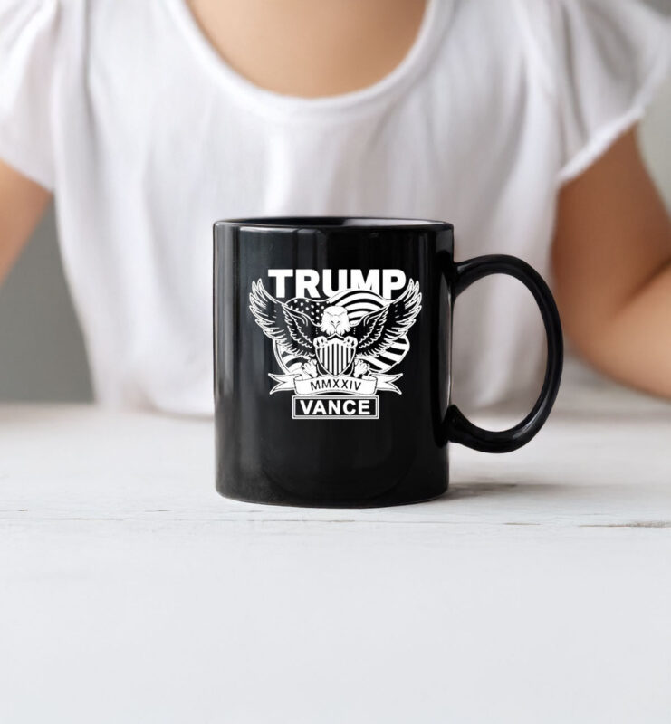 Trump Vance Mmxxiv Eagle American Flag Mug