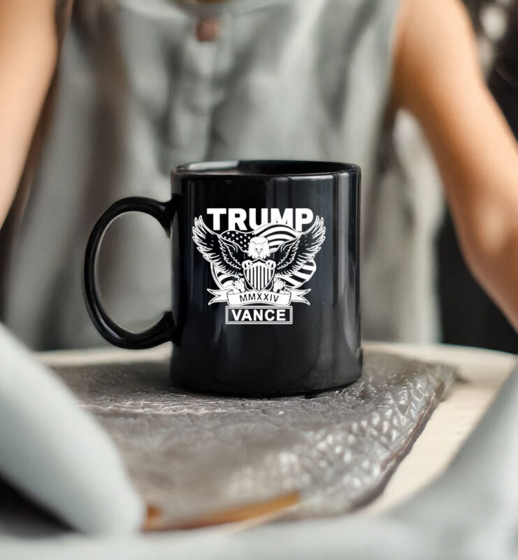 Trump Vance Mmxxiv Eagle American Flag Mug