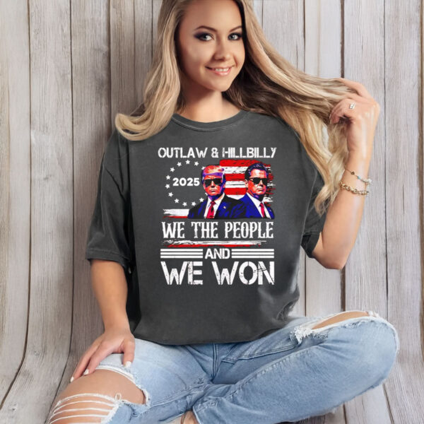 Trump Vance We Won Win Inauguration Day 2025 T-Shirt