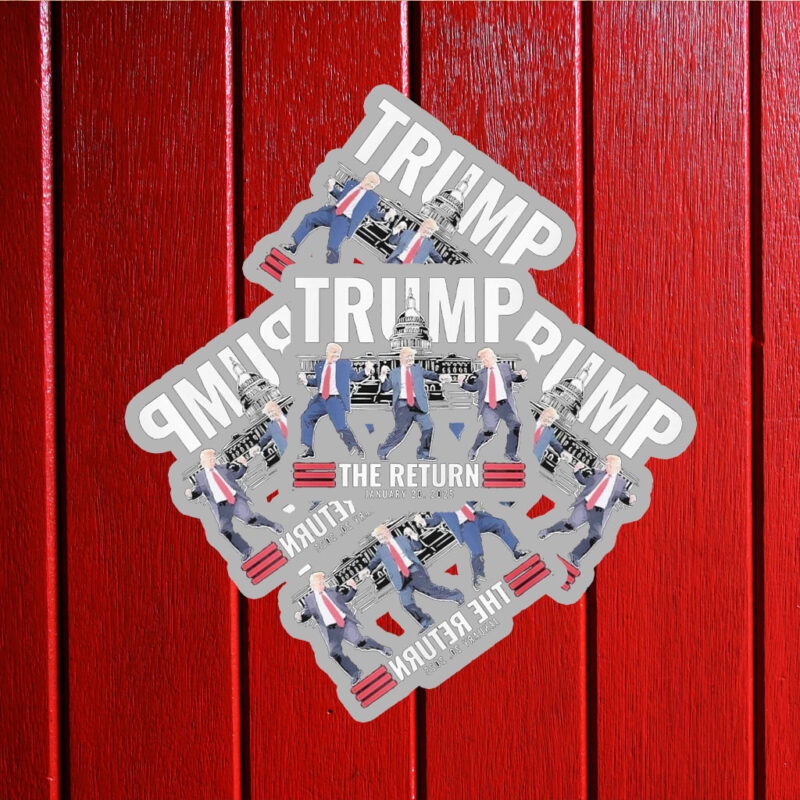 Trump Victory Dance Inauguration The Return Jan 20 2025 Sticker ,Car Magnet