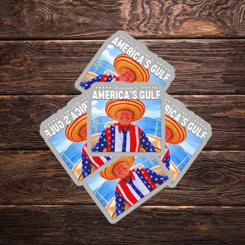 Trump Welcome To America’s Gulf Sticker ,Car Magnet