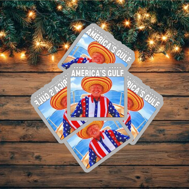 Trump Welcome To America’s Gulf Sticker ,Car Magnet