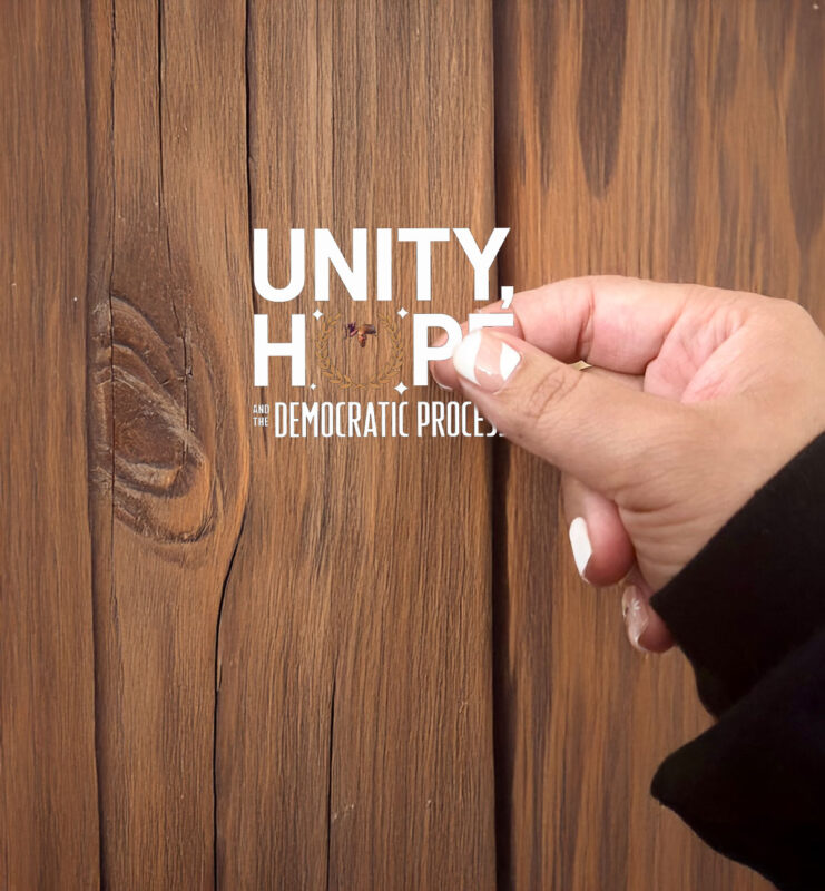 Unity and Hope Trump Sticker , President Trump Inaugural Gift 2025
