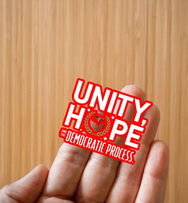 Unity and Hope Trump Sticker , President Trump Inaugural Gift 2025