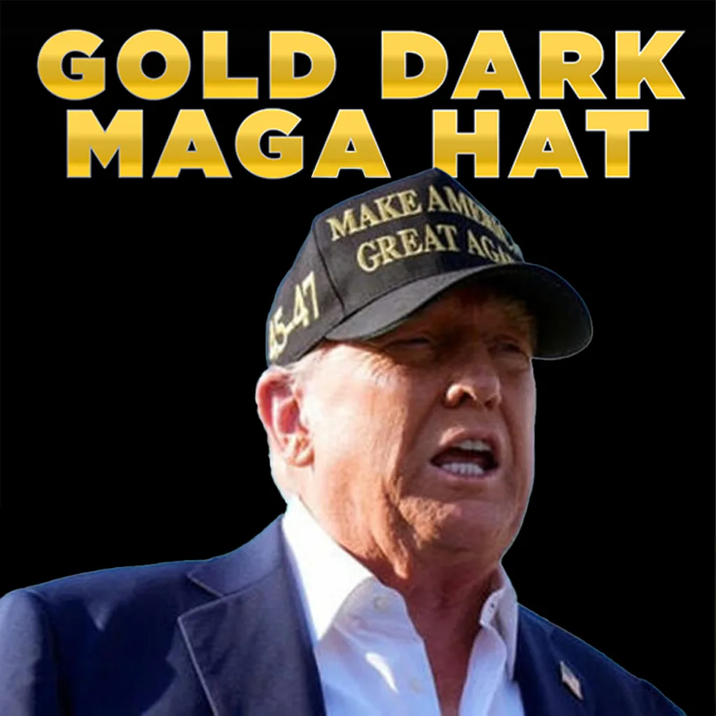 Donald Trump 2025 Hat Gold 45-47 Maga
