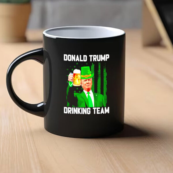 Donald Trump Drinking Team St.Patrick’s Day 2025 Mugs