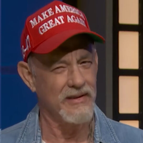 Tom Hanks' MAGA Red Hat