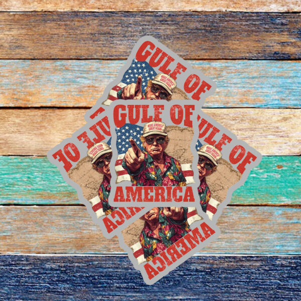 Trump Gulf of America Sticker, Car Magnet