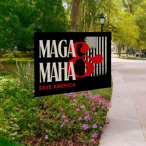 Trump Kennedy MAHA & MAGA Yard Sign